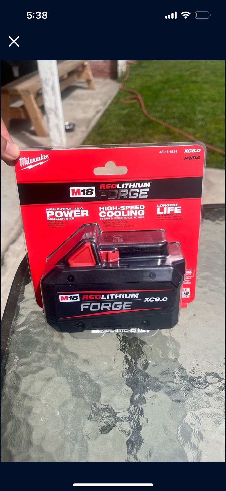 Milwaukee M18 Battery