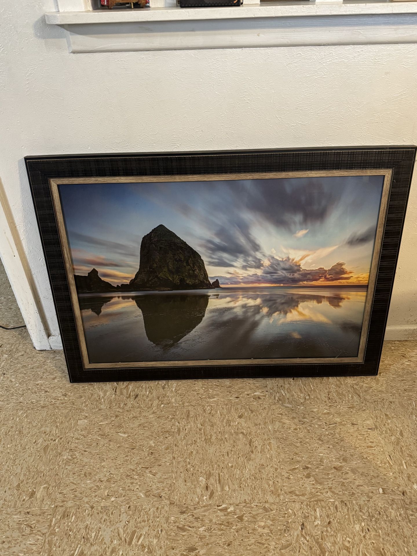 Picture frame with beautiful scenery