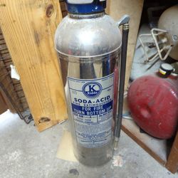antique fire extinguisher