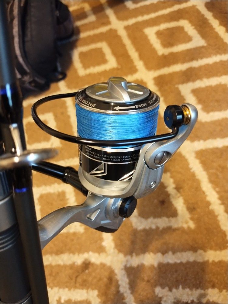 PENN BATTLE III DX 6000 PAIRED WITH A OKUMA ROCKAWAY 12FT