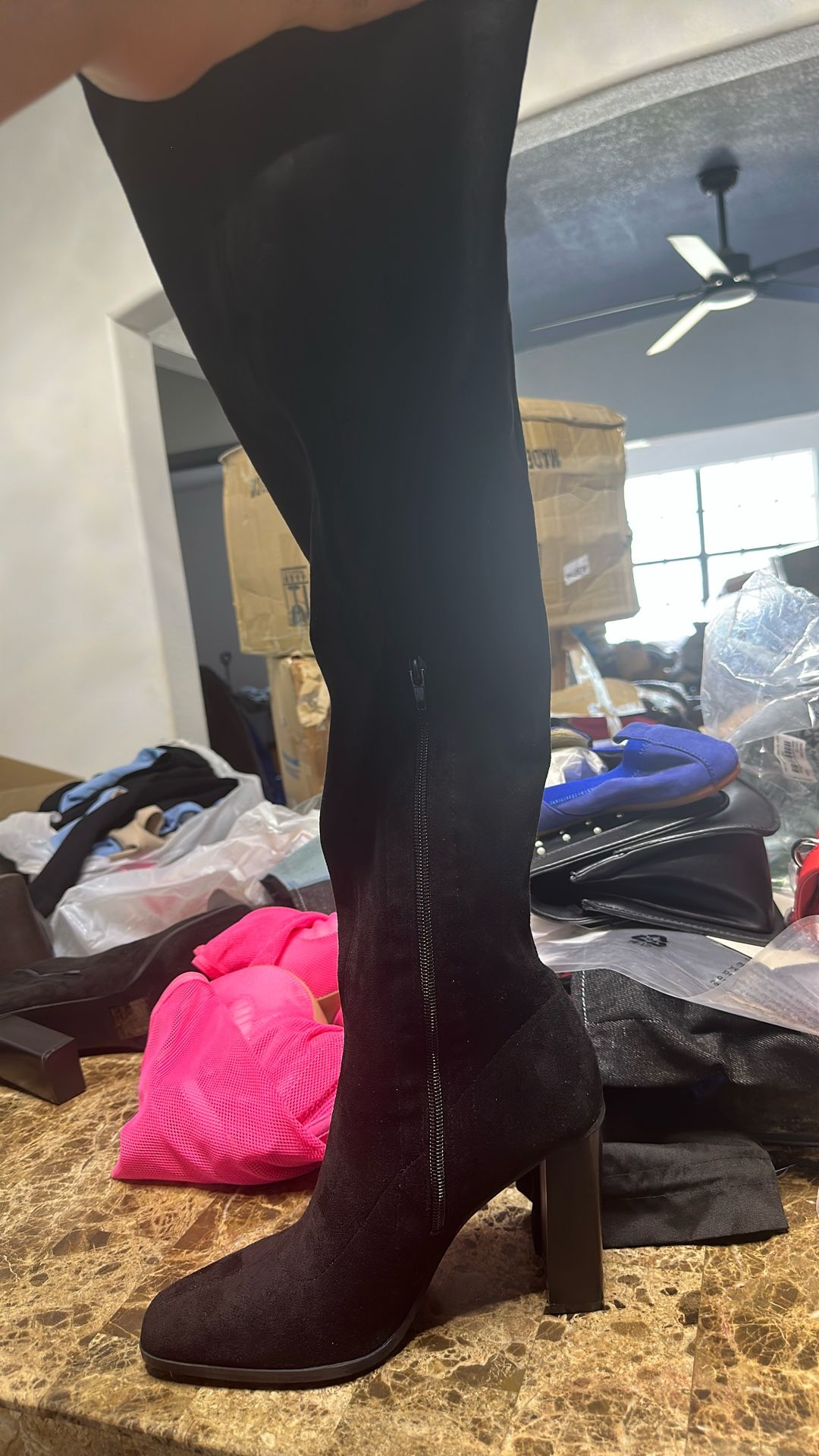 Backpacks. Boots. Purses