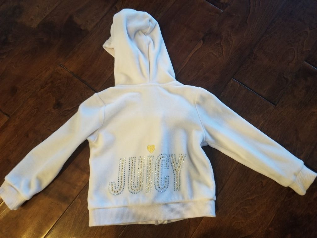 Juicy Couture 24 Months Zip Up Hoodie Sweater