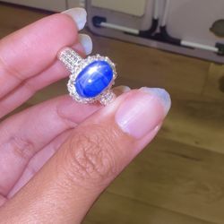 💙 Natural Burma Blue Star Sapphire No Heat (untreated) 4.28 carat