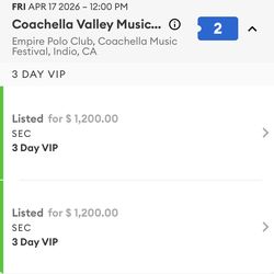 Coachella weekend 2 2026 vip