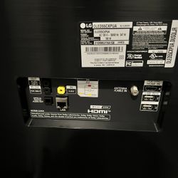Oledcx55pua LG OLED(FOR PARTS ONLY) 