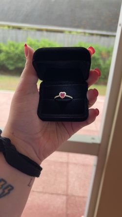 Gold pandora ring promise ring