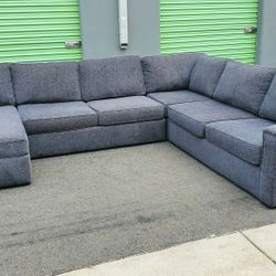 Grey Sectional Couch Delivery Available 
