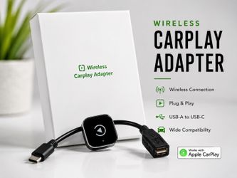 Wireless CarPlay Adapter – Plug & Play | Apple CarPlay | Brand New