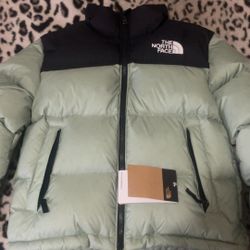 KIDS NORTH FACE  96 RTRO NUPTSE JKT SLATE MOSS(GREEN)
