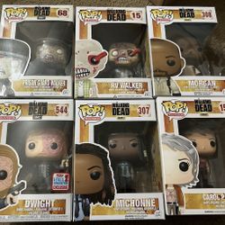 Walking Dead Funko Pops $ 80 for them all