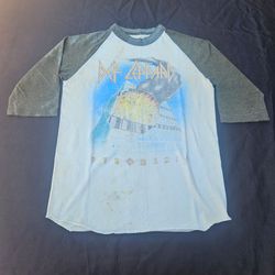 Def Leppard Pyromania Vintage Raglan Band Tee