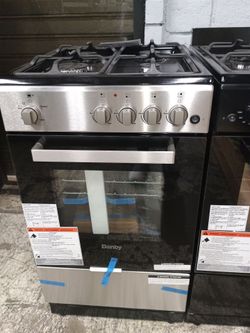 DANBY 20" GAS RANGE IN STAINLESS STTEL