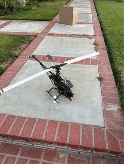 Century Helicopter Products Gas-Powered RC Helicopter for parts or repair.