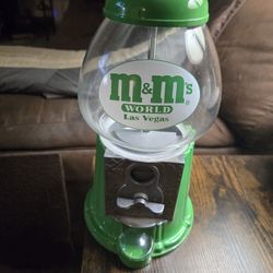 M&M World Las Vegas Candy Dispenser Green