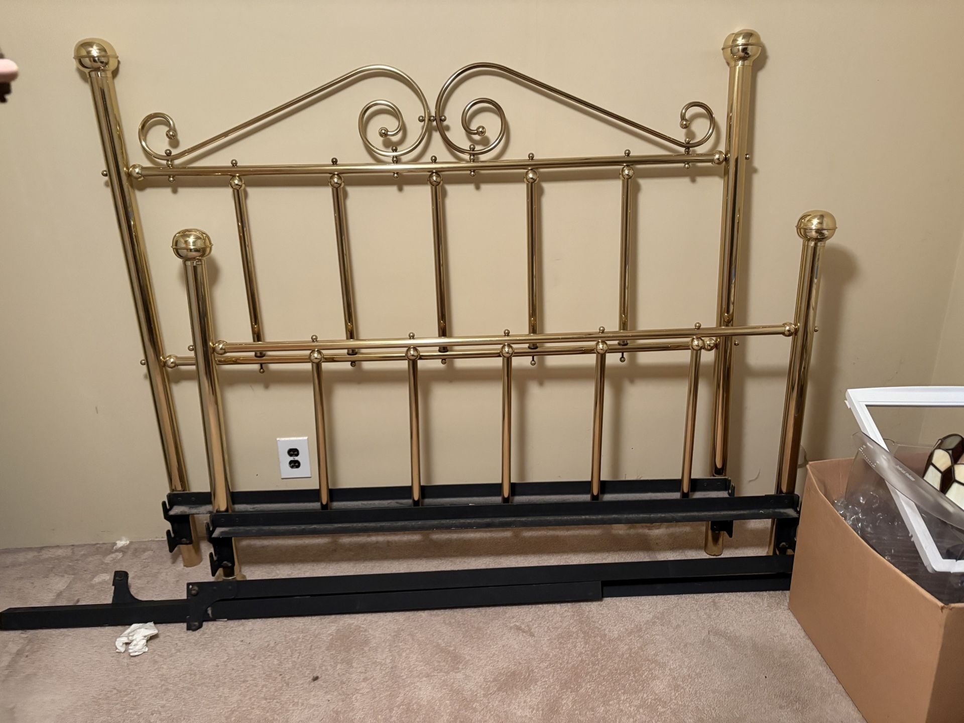 Brass Queen Bed