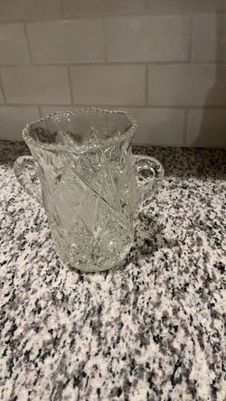 Cut crystal vintage vase