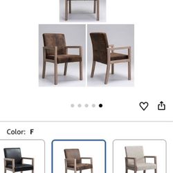 Dining chair, retro backrest, wooden feet and soft polyurethane cushion, office chair, for family/dining room, 7 colors (color: F)