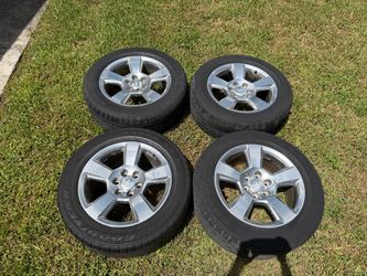 Chevrolet 20” Wheels Rims with tires 6 lug Silverado Tahoe