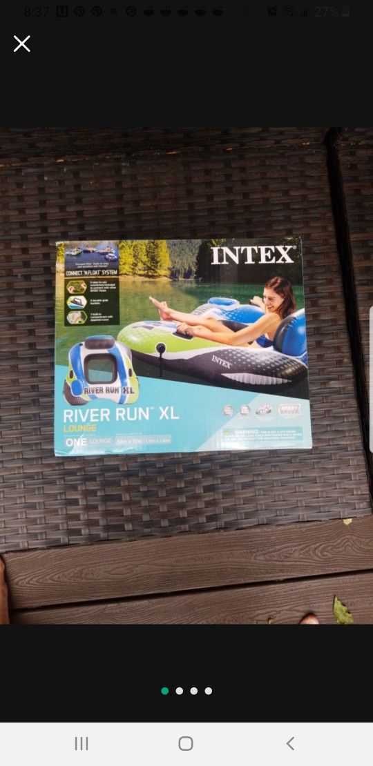 River Float Tubes Best Brand INTEX mesh Bottom