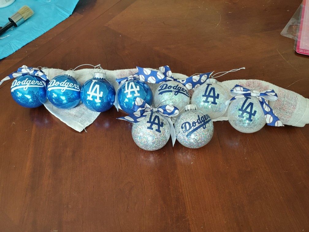 LA Dodgers Ornaments