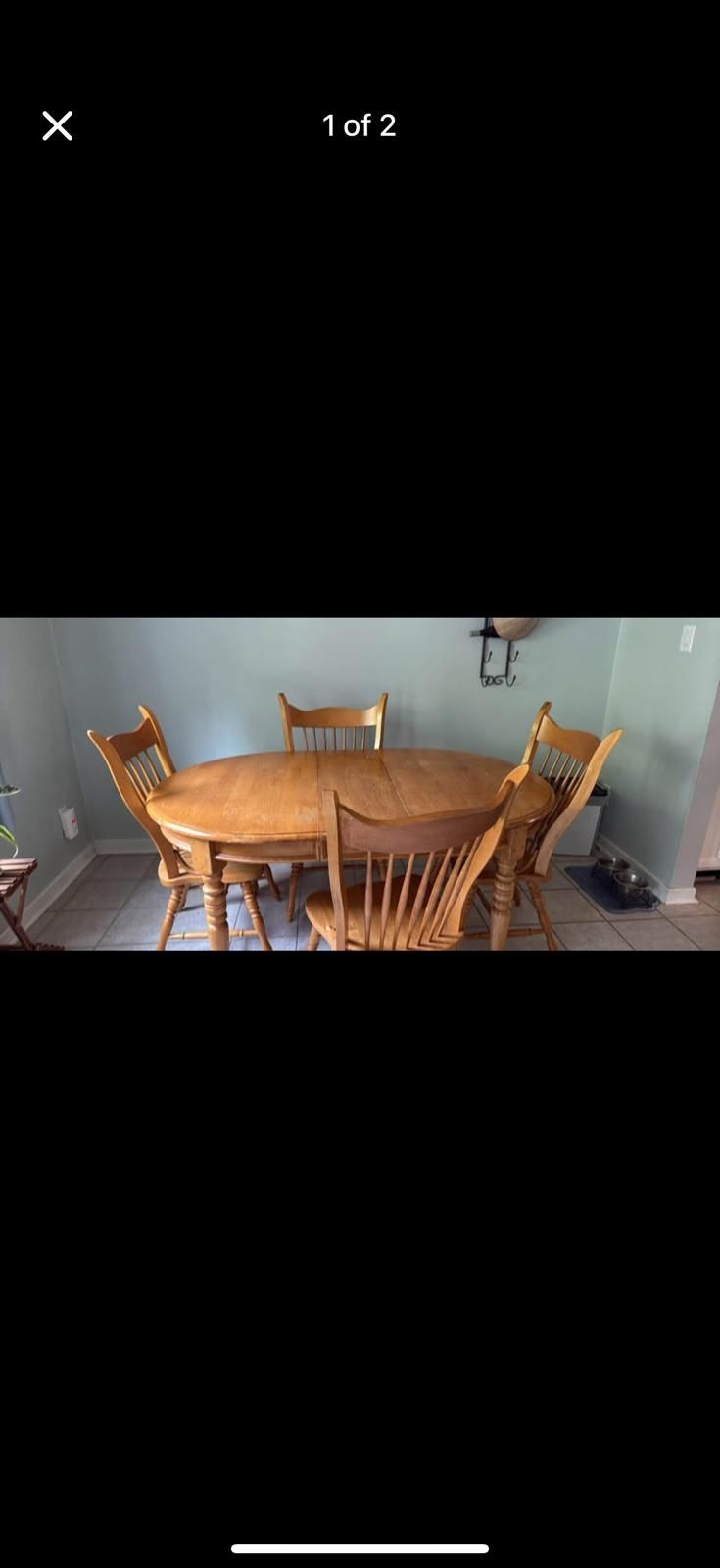 Table and Four Chairs