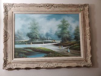 Paint - Pintura  Frame - Marco 46" x 35".   Price reduced 