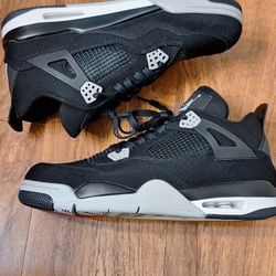 Size 13 - Jordan 4 Retro SE Mid Black Canvas