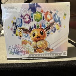 Pokemon Scarlet & Violet Prismatic Evolutions Elite Trainer Box