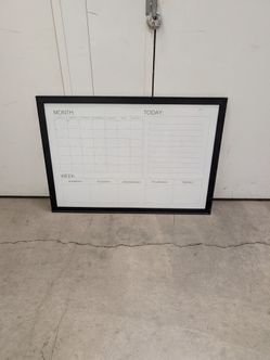 Whiteboard calendar