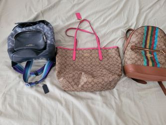 Authentic Coach Handbag Bundle. 3 Bags. Great Condition.