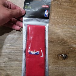 Supreme Nike NBA headband red
