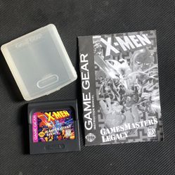 Sega Game Gear X-Men GamesMaster Legacy 