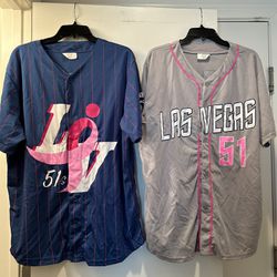 Las Vegas Cancer Baseball Jerseys Men’s Size XL