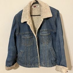 Live a Little brand Denim lined with Sherpa 