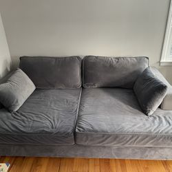 Bailey oversized couch lounge - gray