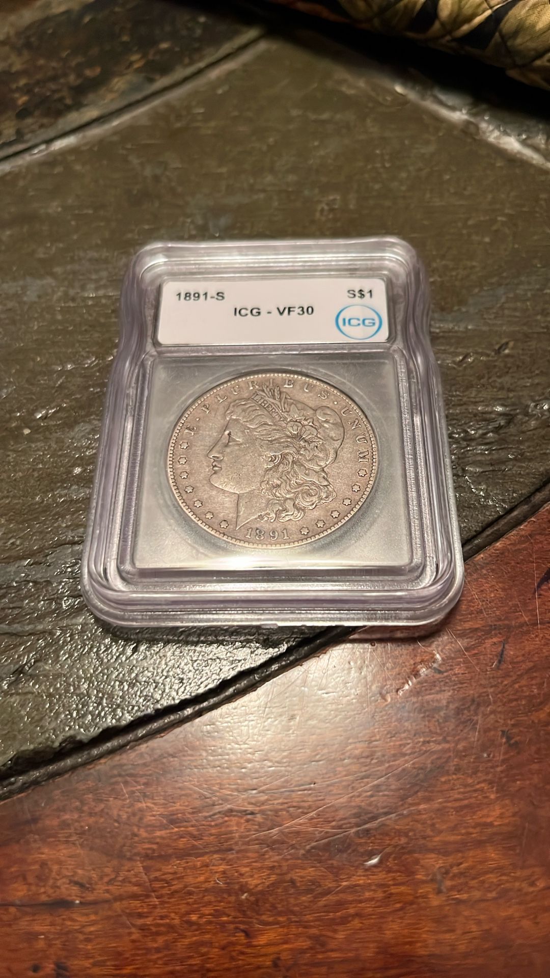 1891-S Morgan Silver Dollar Graded VF30