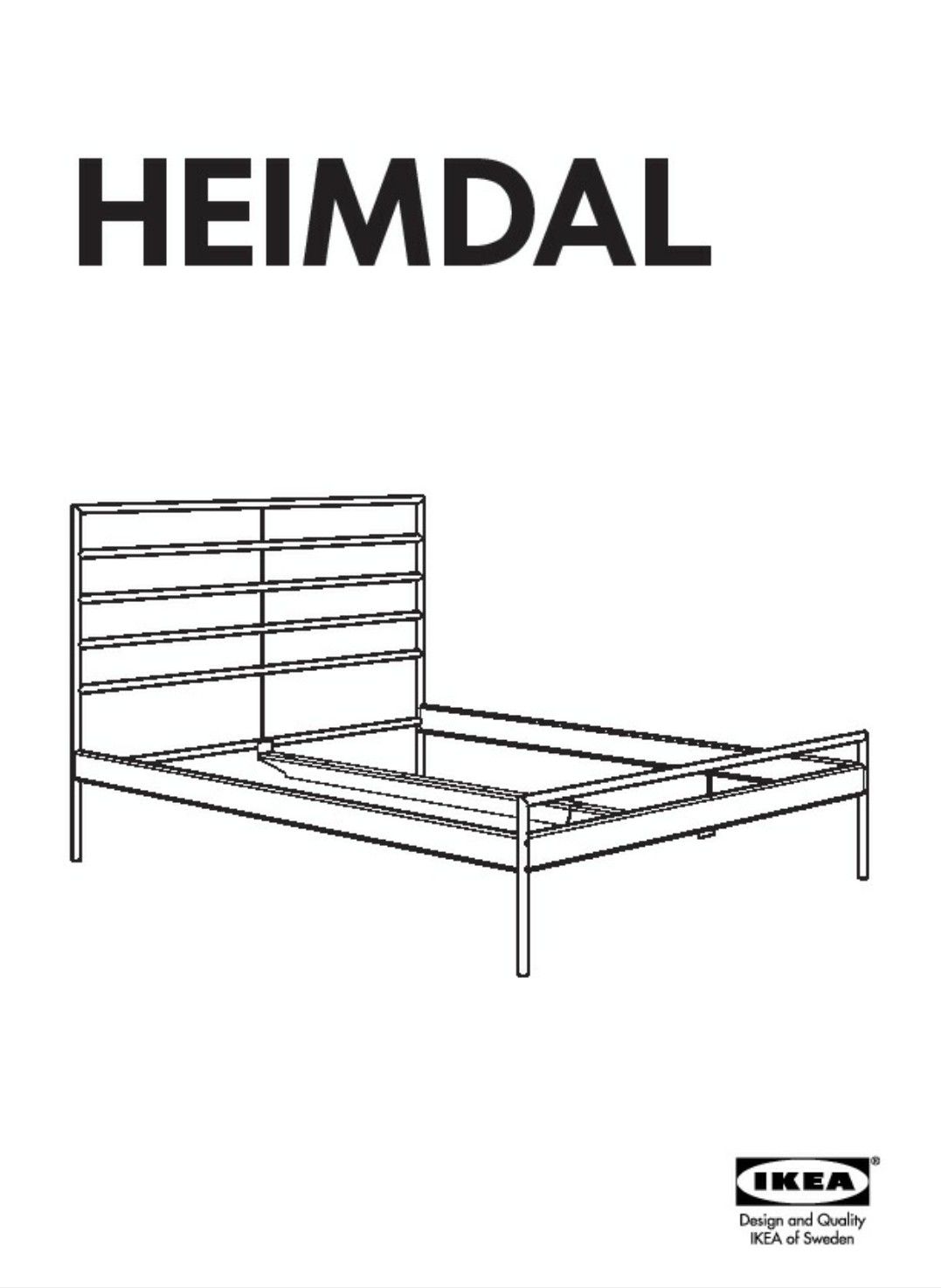 avontuur Inferieur idee Heimdal Metal Bed Frame from IKEA for Sale in Portland, OR - OfferUp