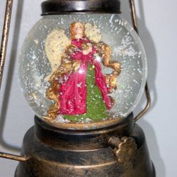 Angel Snow Globe Plays Silent Night Song