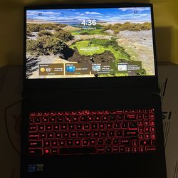 MSI KATANA GAMING LAPTOP THIN GF66 RTX3060 1TB SSD 1080p 144Hz Display