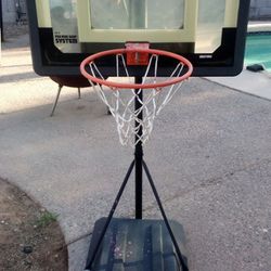 Adjustable Height Portable Basketball Hoop 
