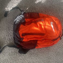 Orange Nike Backpack 
