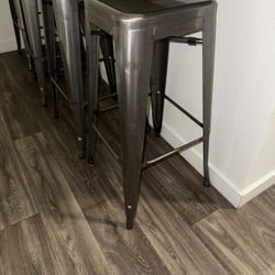 Metal barstools