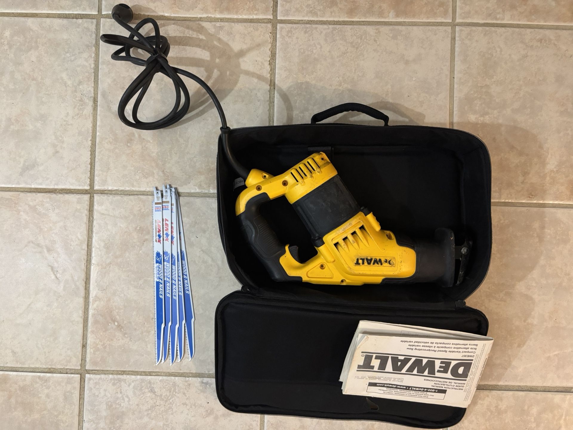 Used Dewalt Compact Reciprocating Saw
