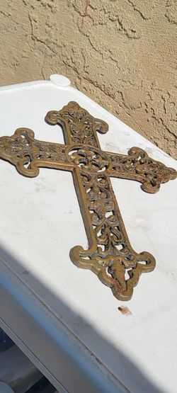 Cast Iron Decorative Wall Cross