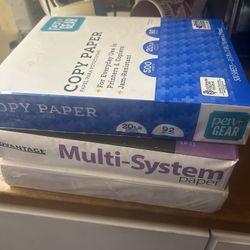 3 Packages Of Copy Paper