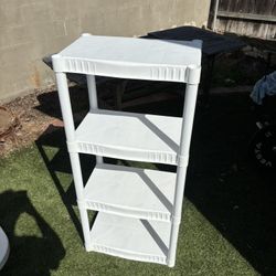 Plastic 4 Shelf Storage