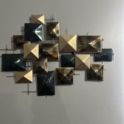 Metal art piece home decor