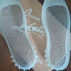 Lou Spikes Flat Suede 