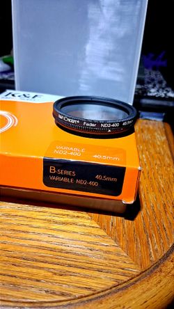 K&F Concept 40.5mm Variable ND Filter (ND2-ND400) - Pro Glass
