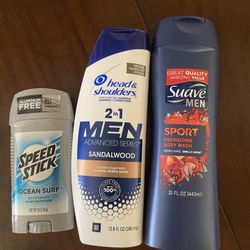 Head Shoulders + Deodorant + Body Wash 